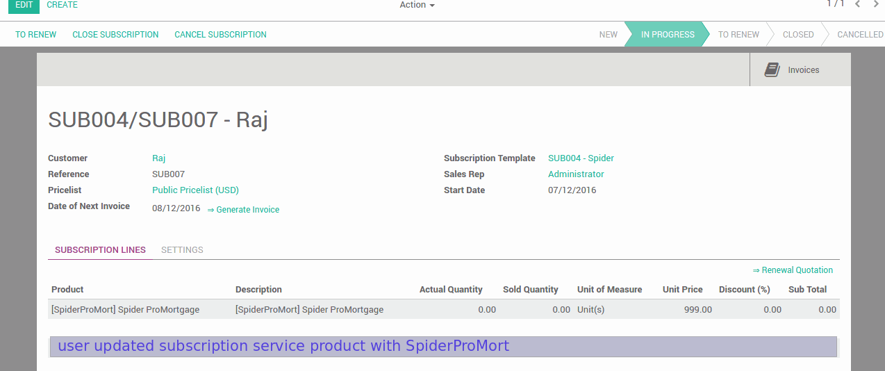 Odoo image and text block