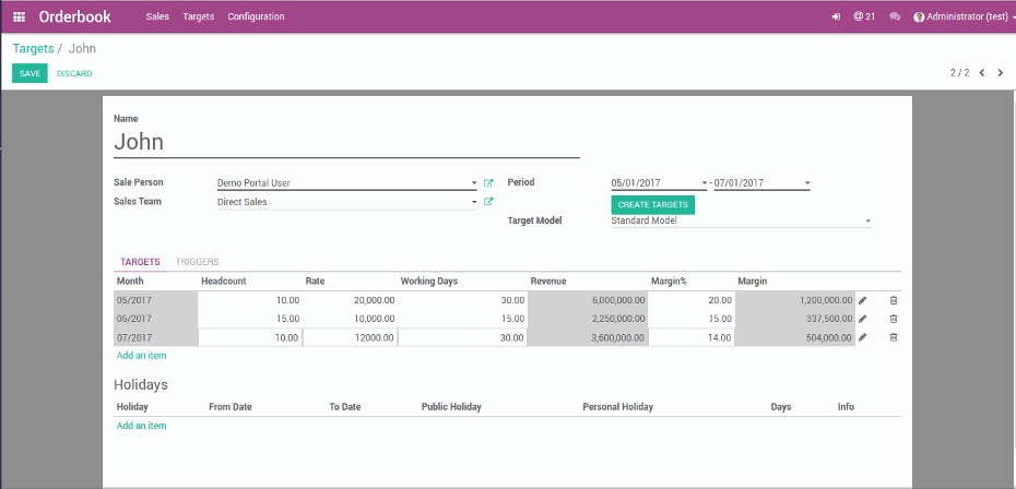 Targets are a better way to improve productivity and to be able to define criteria based around roles that are measured and reported.