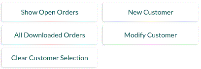 Customer Tab:  In this section, a user is able to search by date or download date. By click on select order it able to pay or modified order very easy.