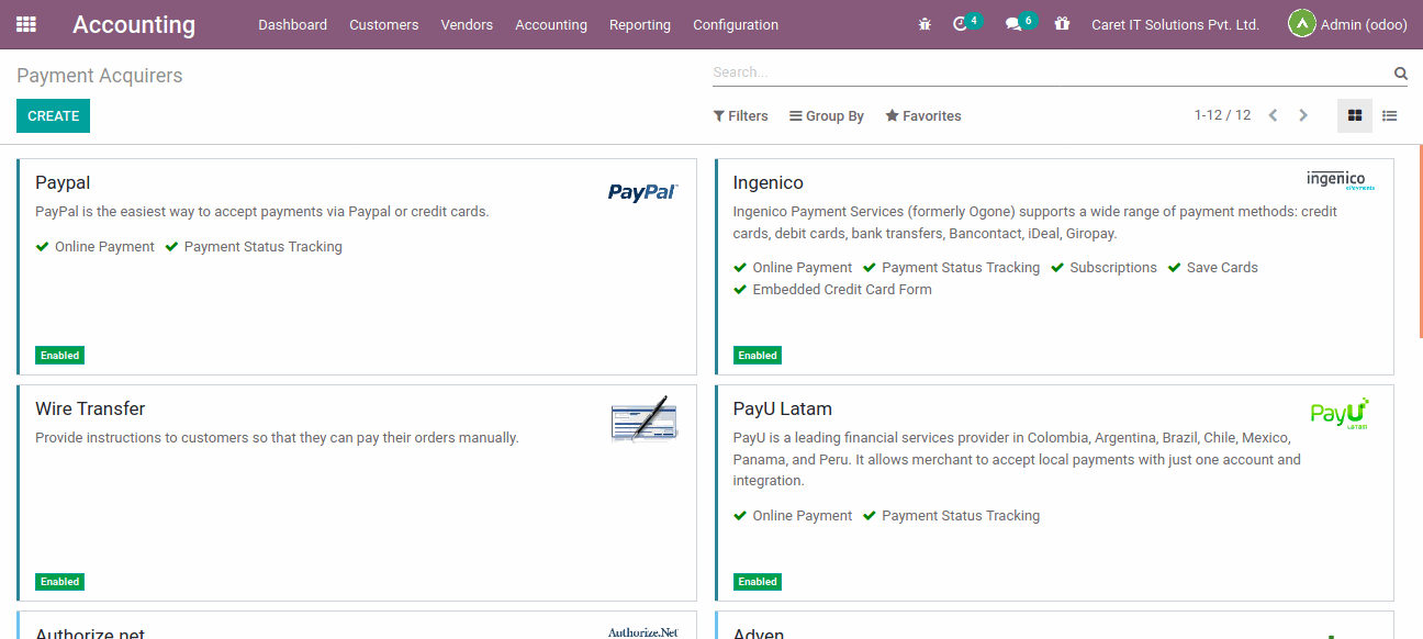 Accounting Management Accounting is important for all retail businesses. It helps to see where we spend the most, how we can cut some costs and how best to deploy money as a resource into various sections like marketing, warehouse management, and so on.  Users can add different payment acquire methods.