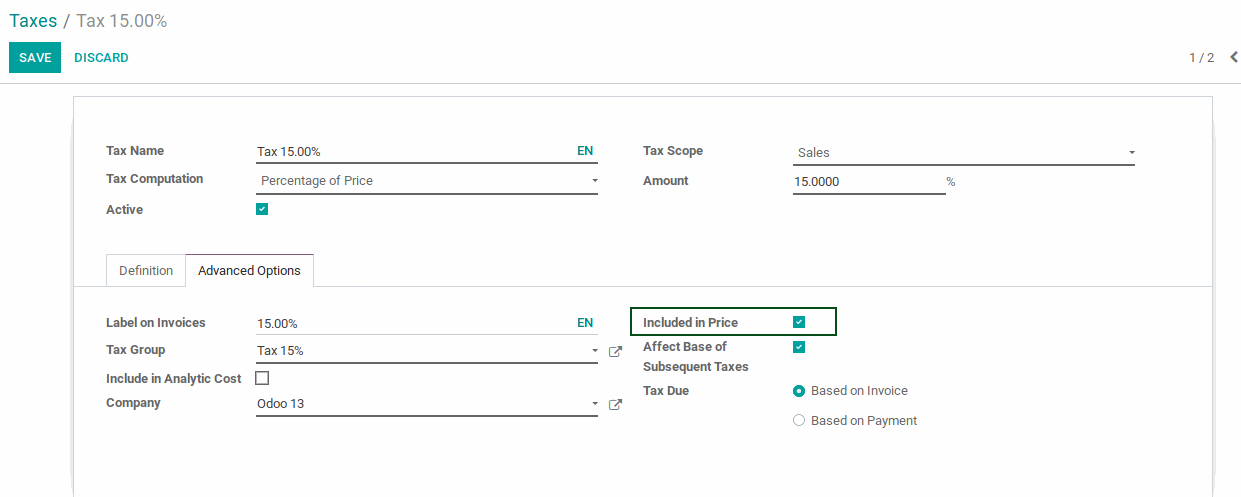 Taxes : 9.09 $